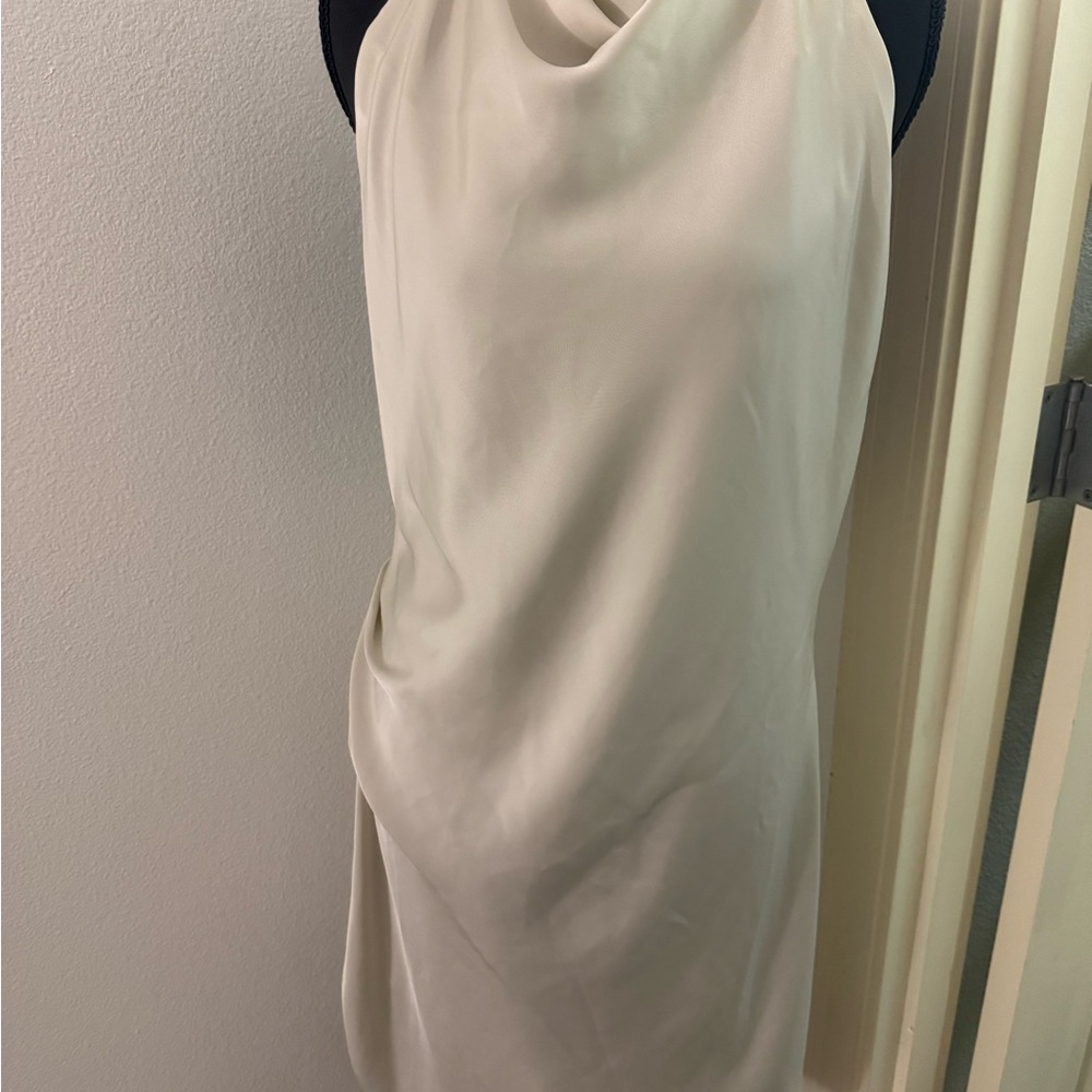 Aritzia Babaton audience satin mini dress 12